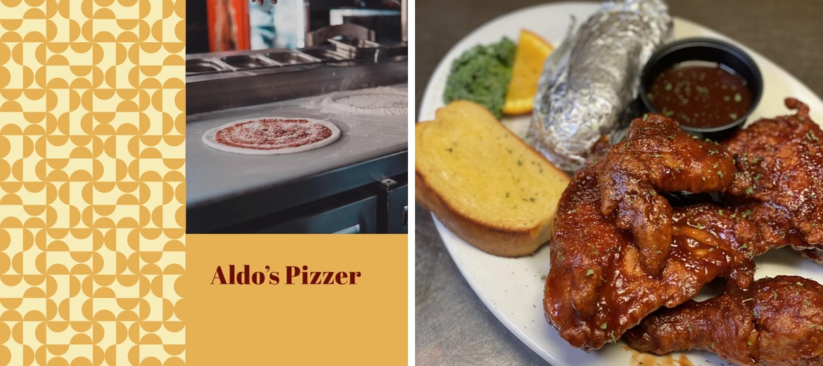 Aldo's Pizzeria and The Red Brick Pub Menu