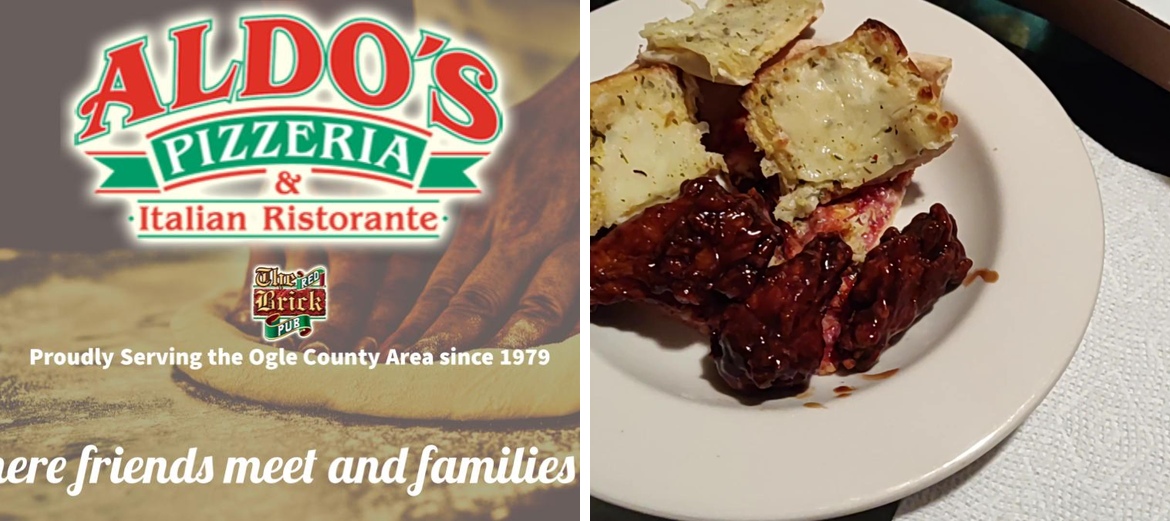 Aldo's Pizzeria and The Red Brick Pub Menu