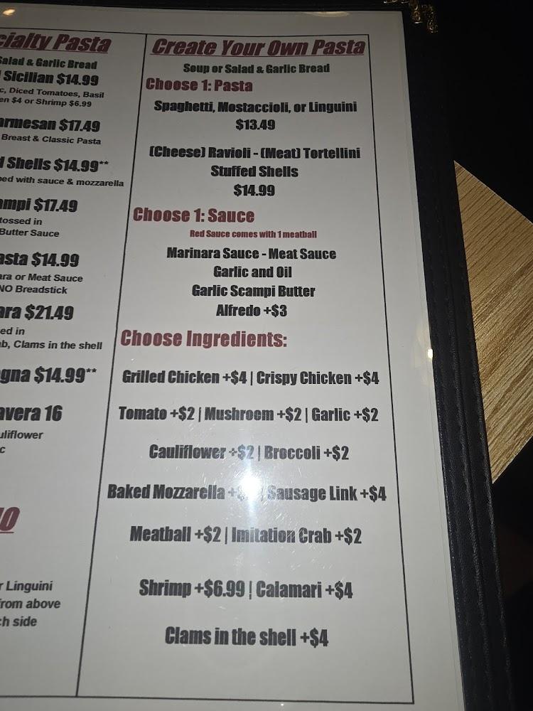 Aldo's Pizzeria and The Red Brick Pub Menu image 1
